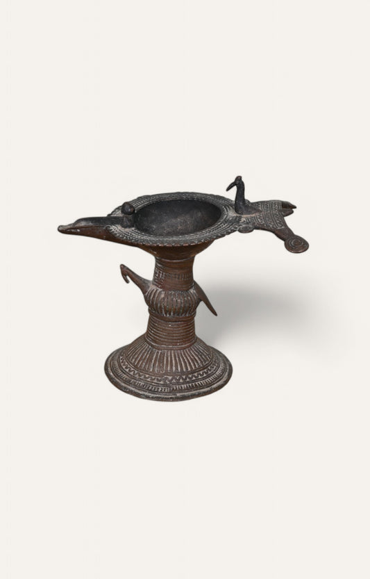 Maher Vintage Brass Oil Lamp