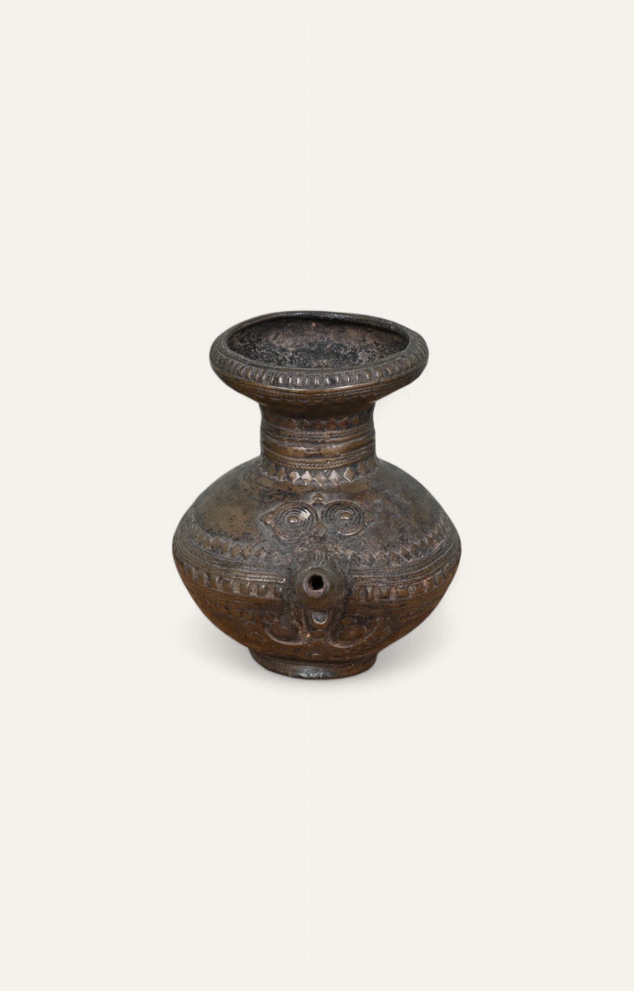 Ornate Brass Water Pot