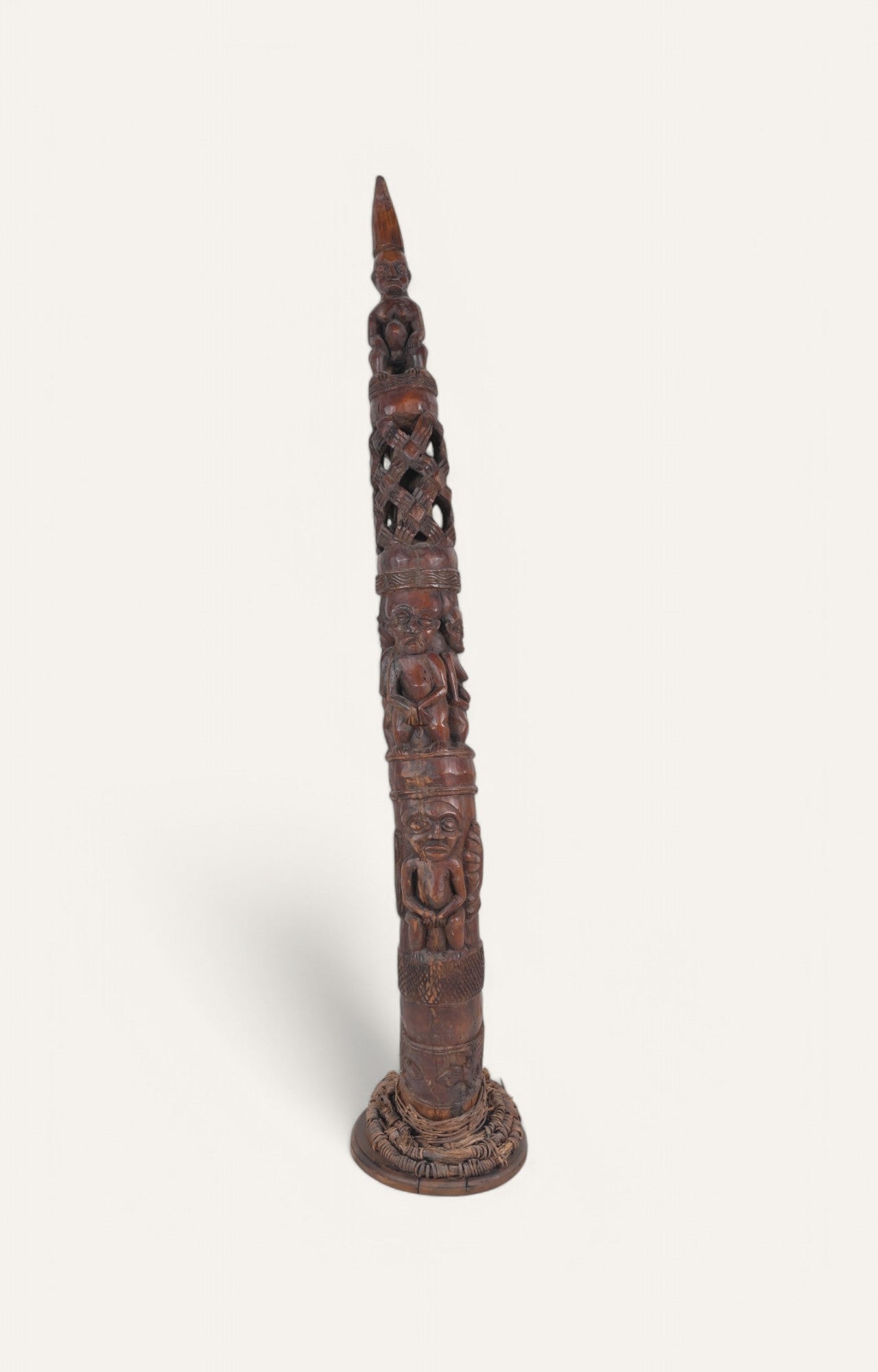 Tall African Tribal Curio Pole