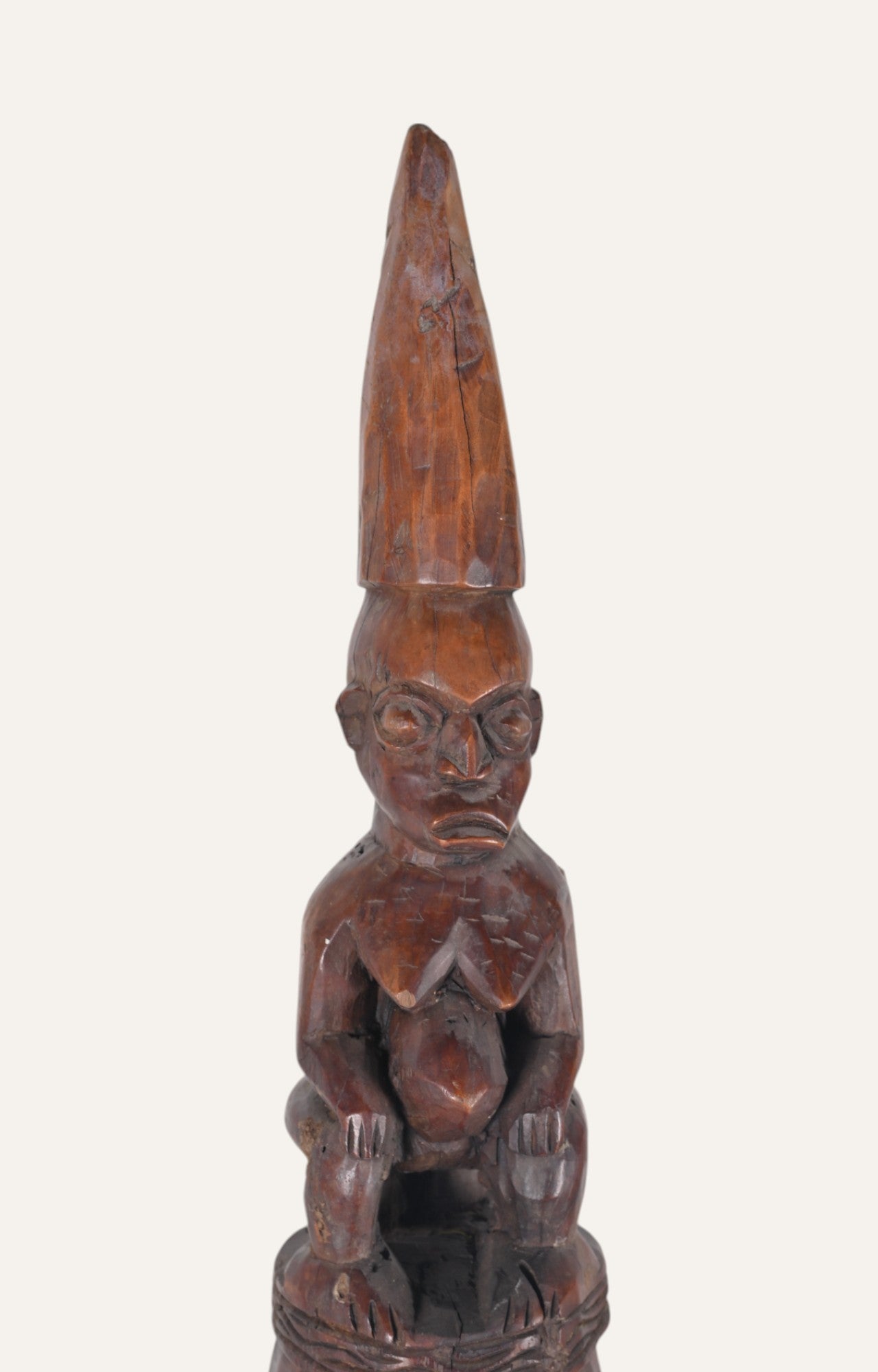 Tall African Tribal Curio Pole