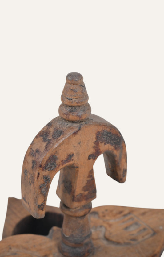 Tribal Petal Shaped Wooden Tikka Box