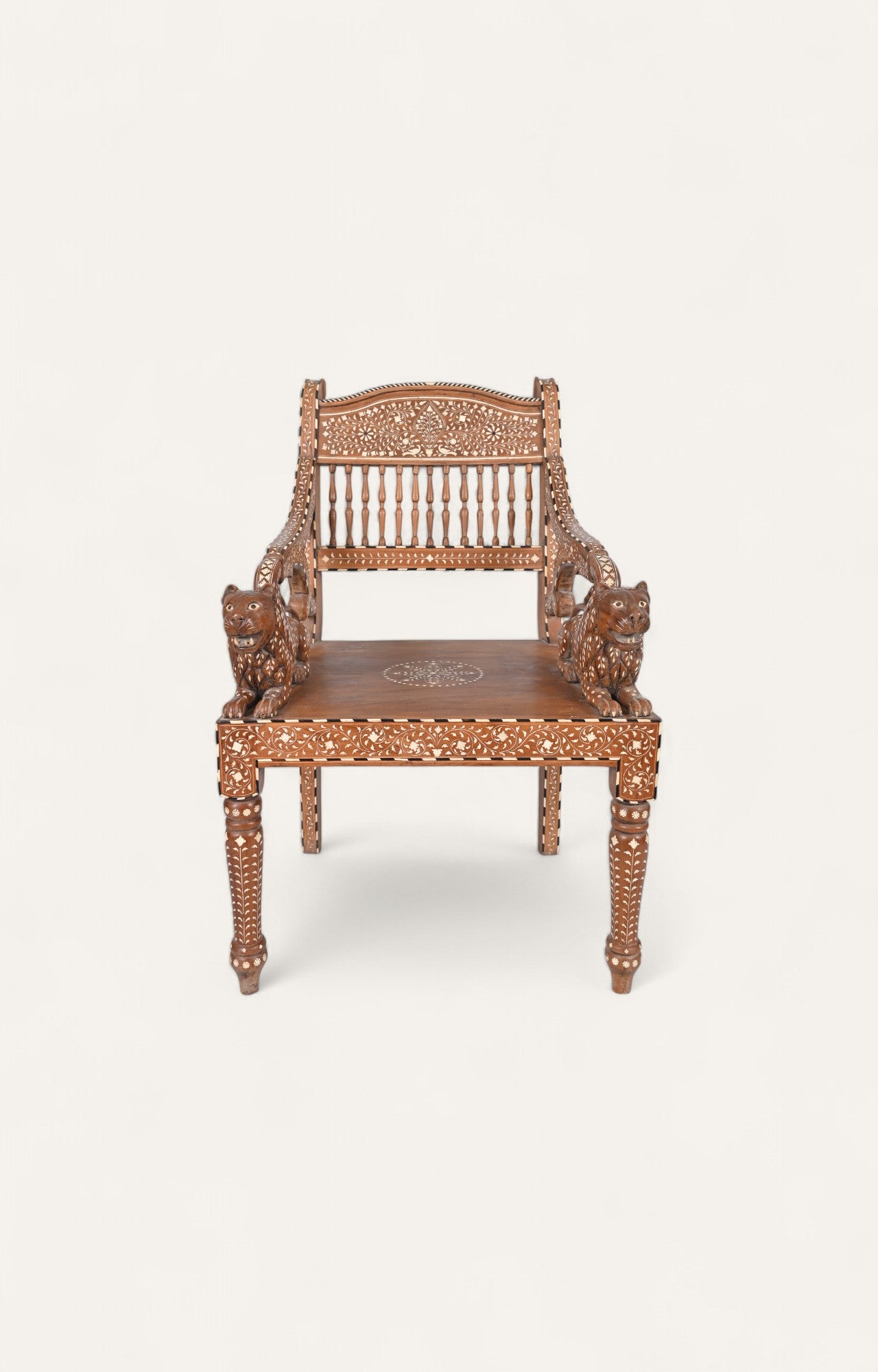 Bone Inlay Arm Chair