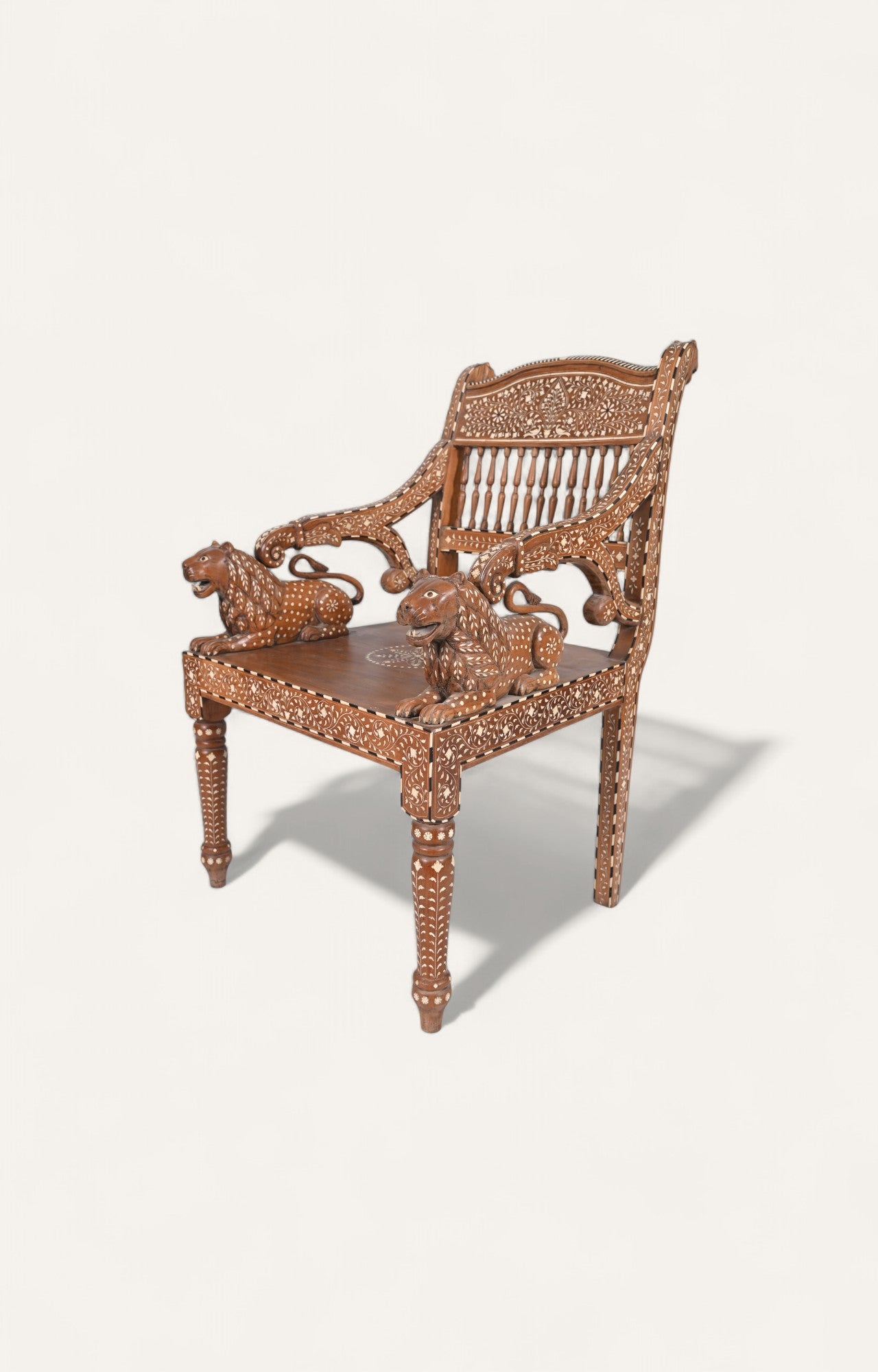 Bone Inlay Arm Chair