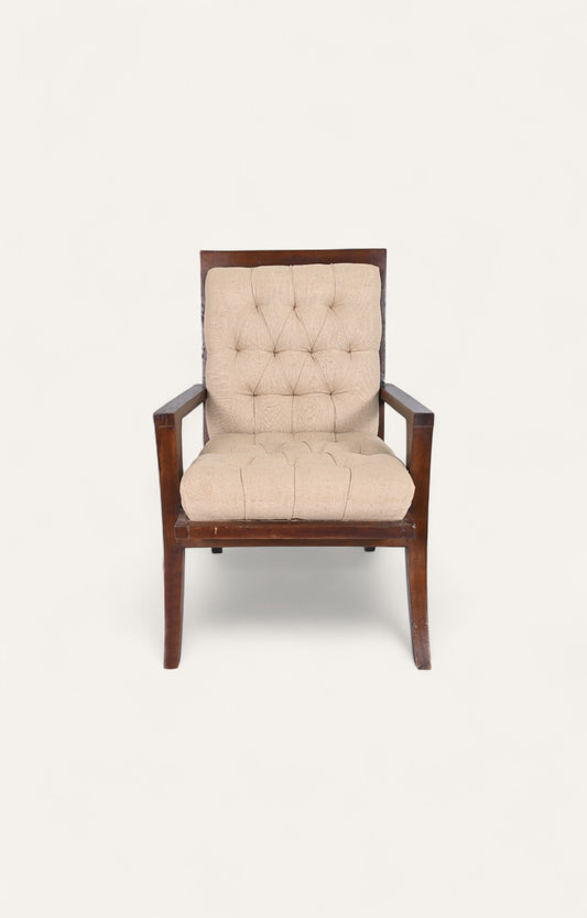 Curved Leg Arm Chair