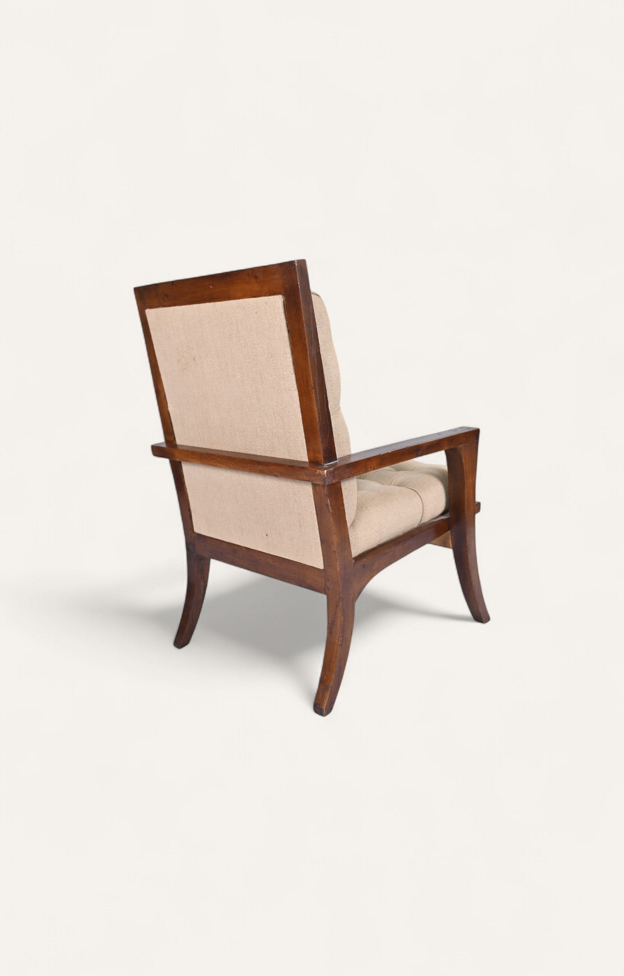 Curved Leg Arm Chair