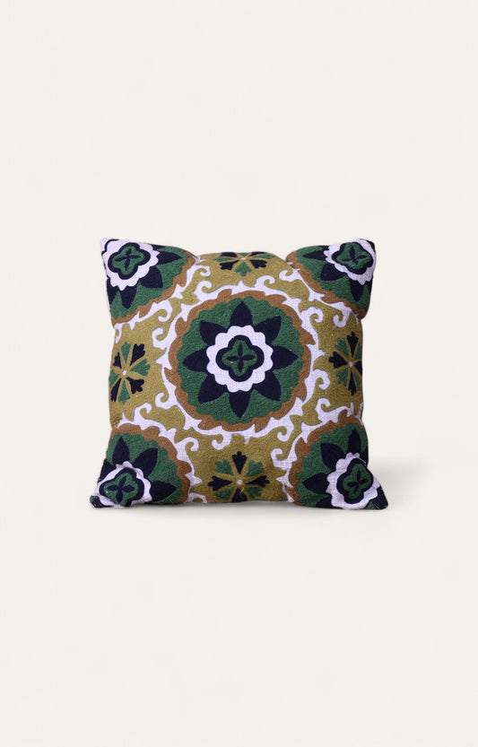 Floral Embroided cushion