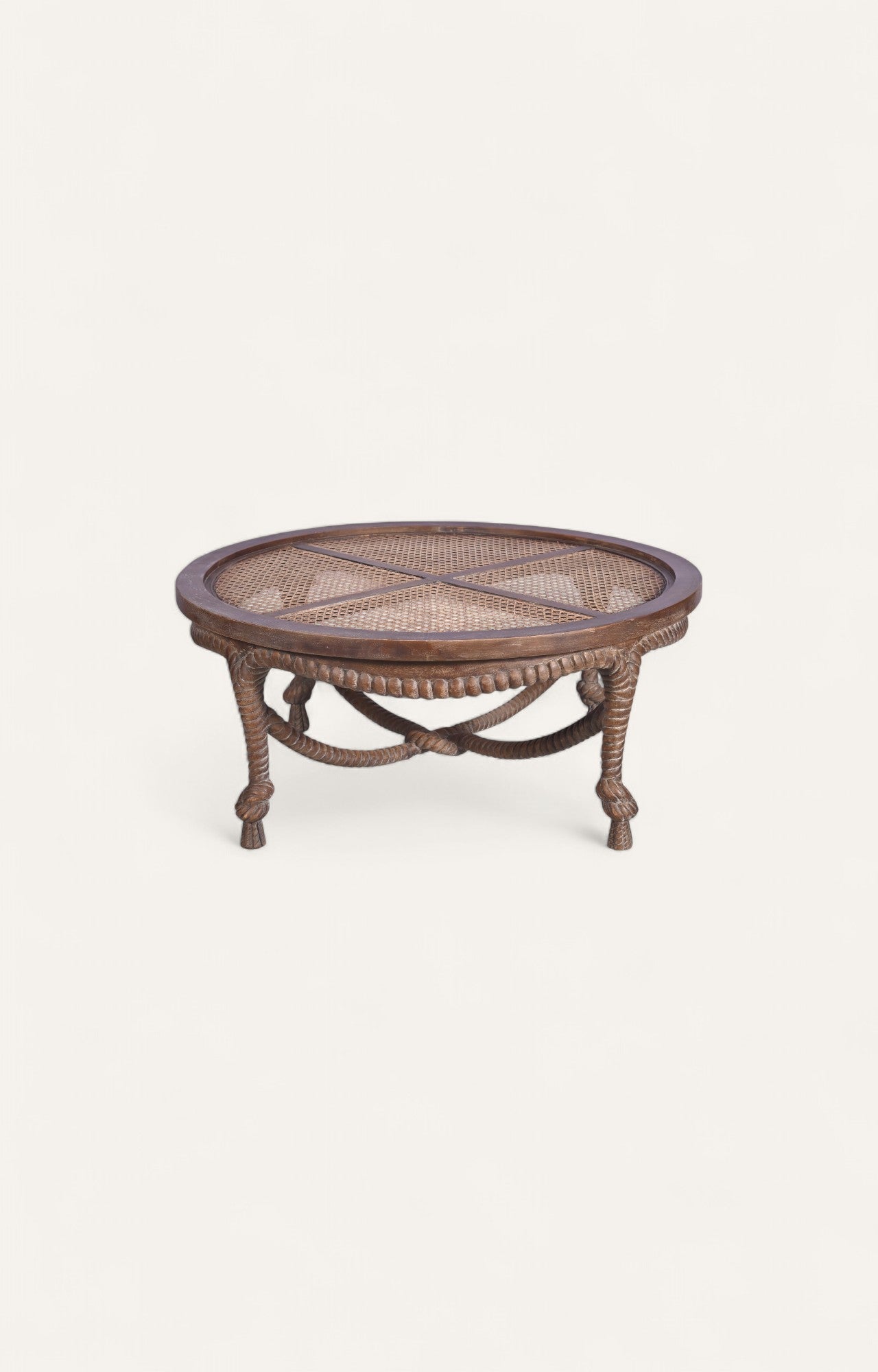 Rattan Top Round Table