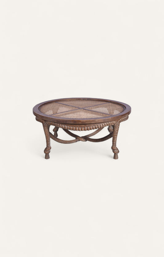 Rattan Top Round Table