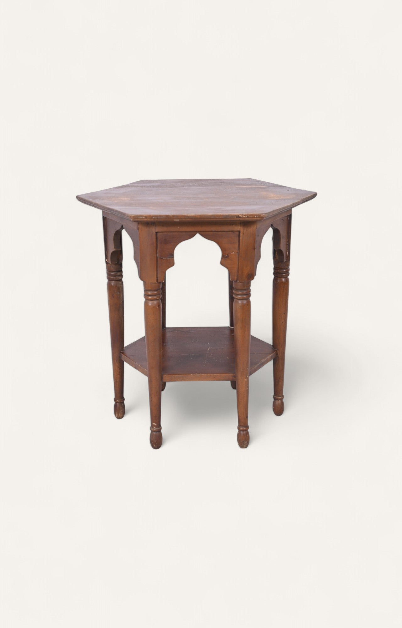 Hexagonal side table