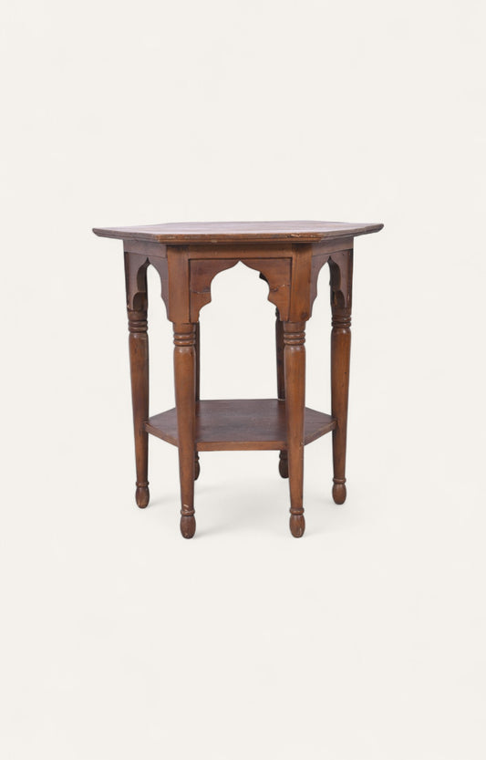 Hexagonal side table