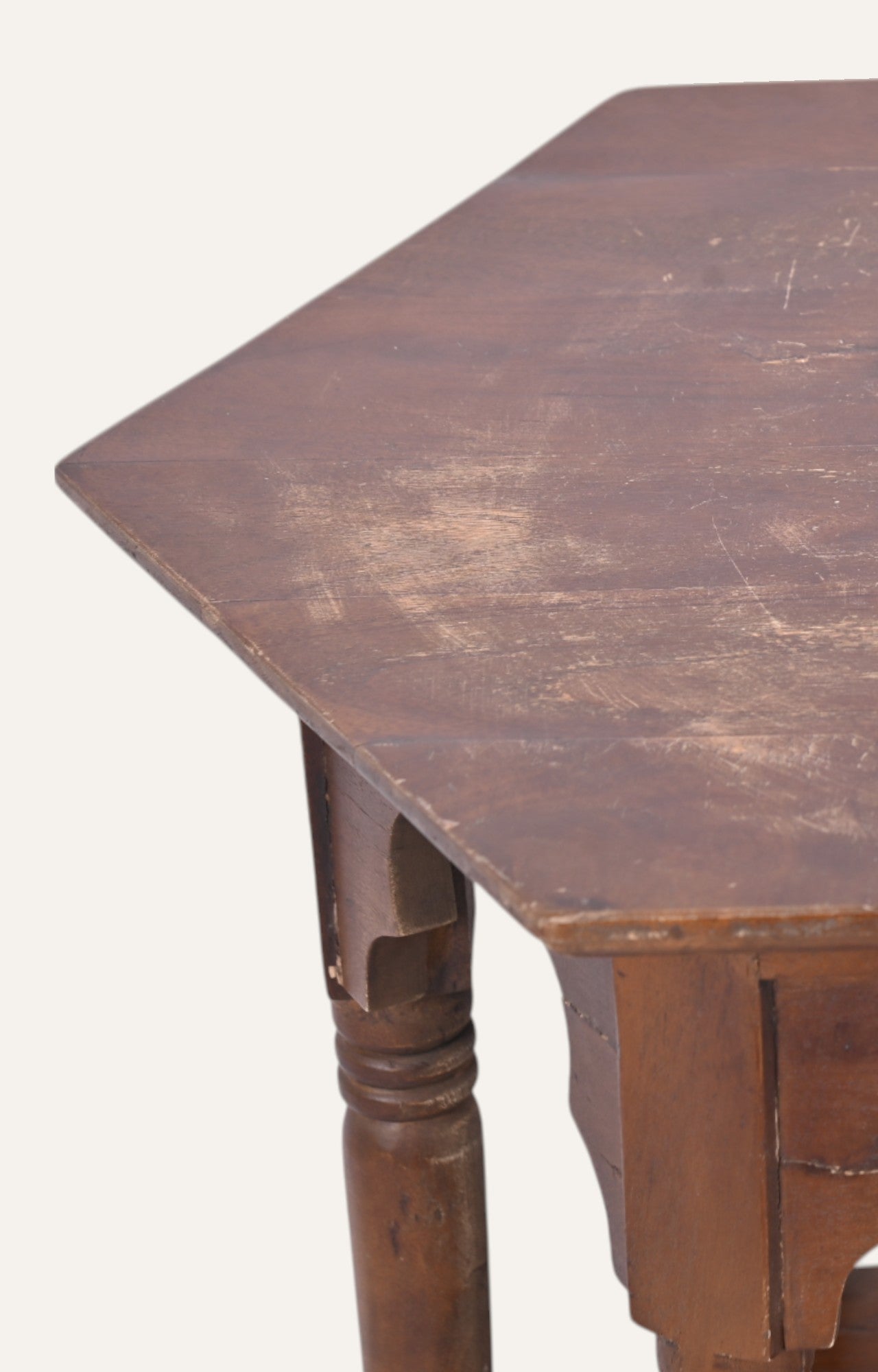 Hexagonal side table