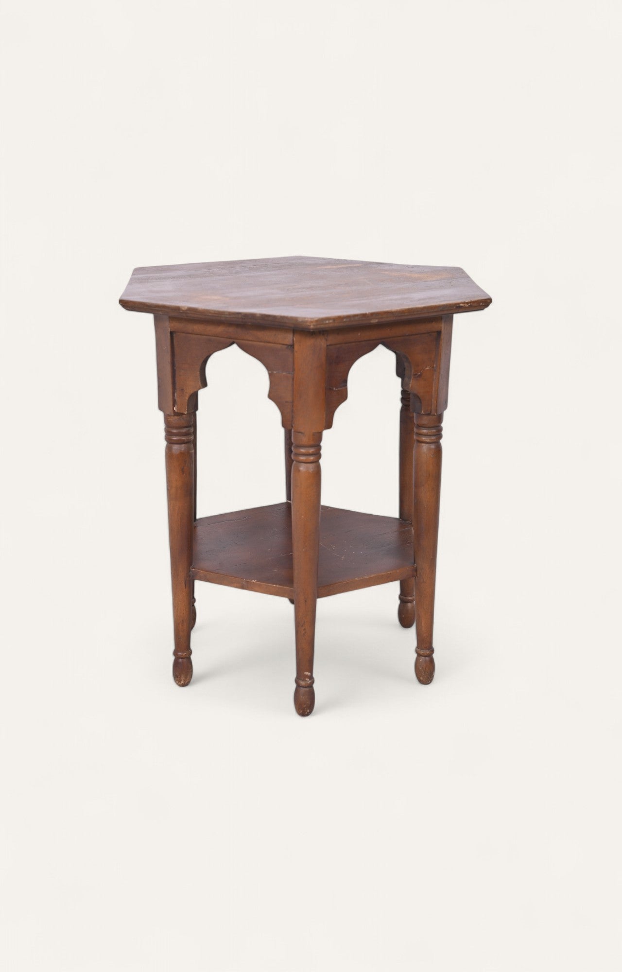 Hexagonal side table