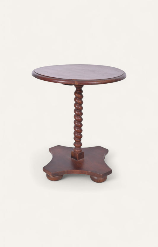 Barley twist side table
