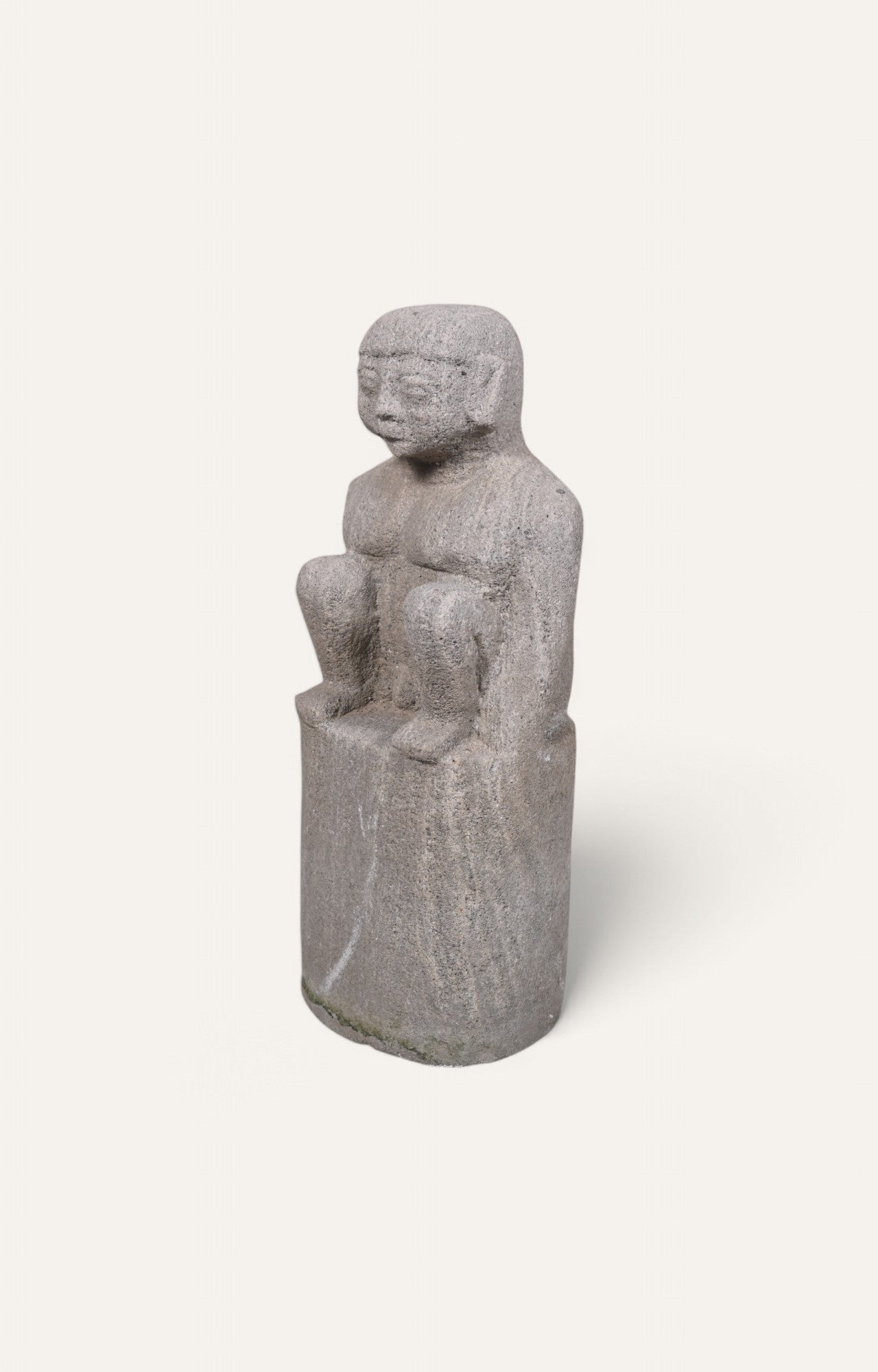 Antique Man Stone Sculpture 