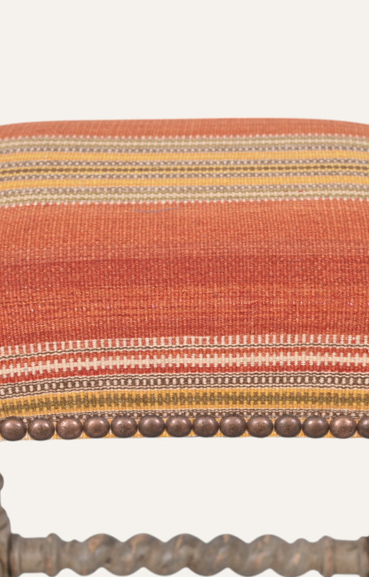 Spindle leg counter stool