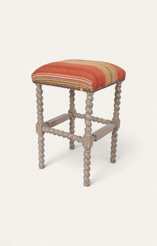 Spindle leg counter stool