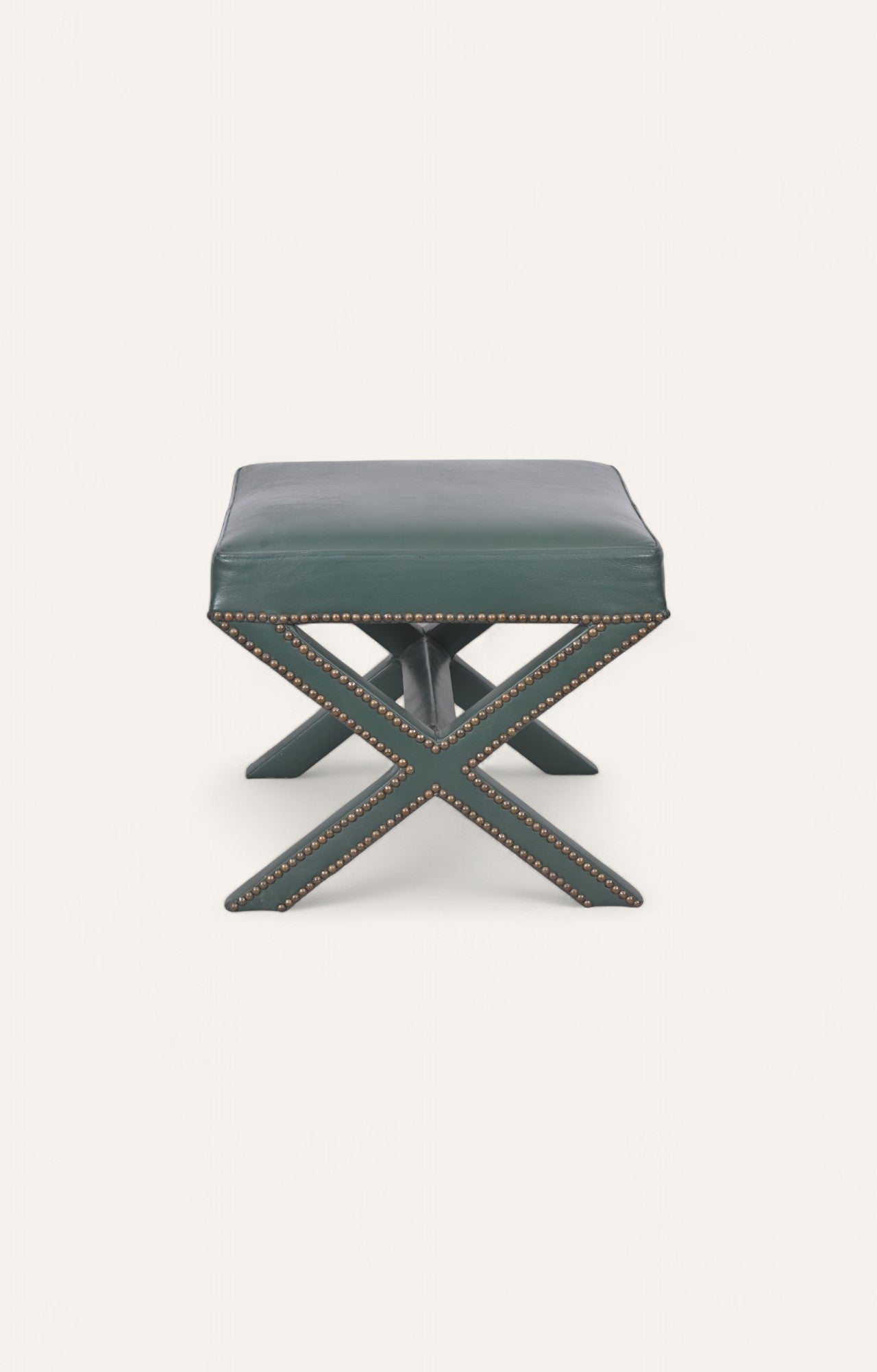 Leather Upholstered Stool