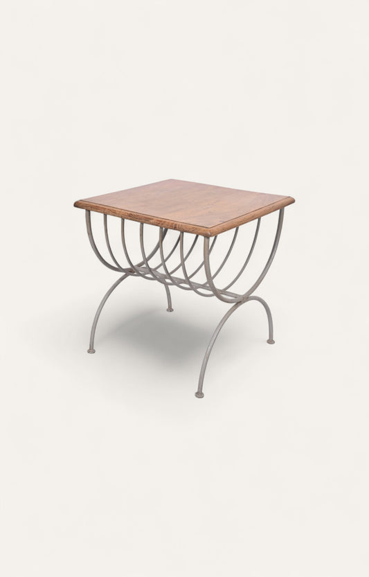 U Shape Leg Wooden Side Table