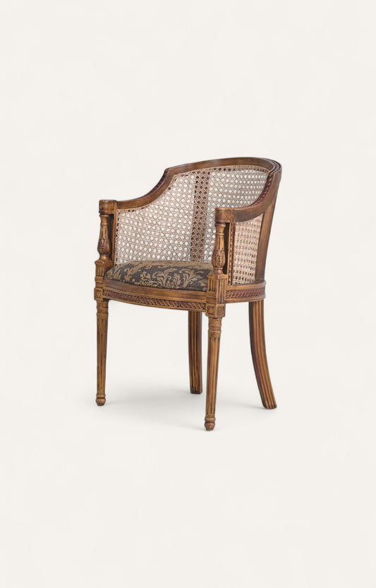 Rattan & Wooden Chair