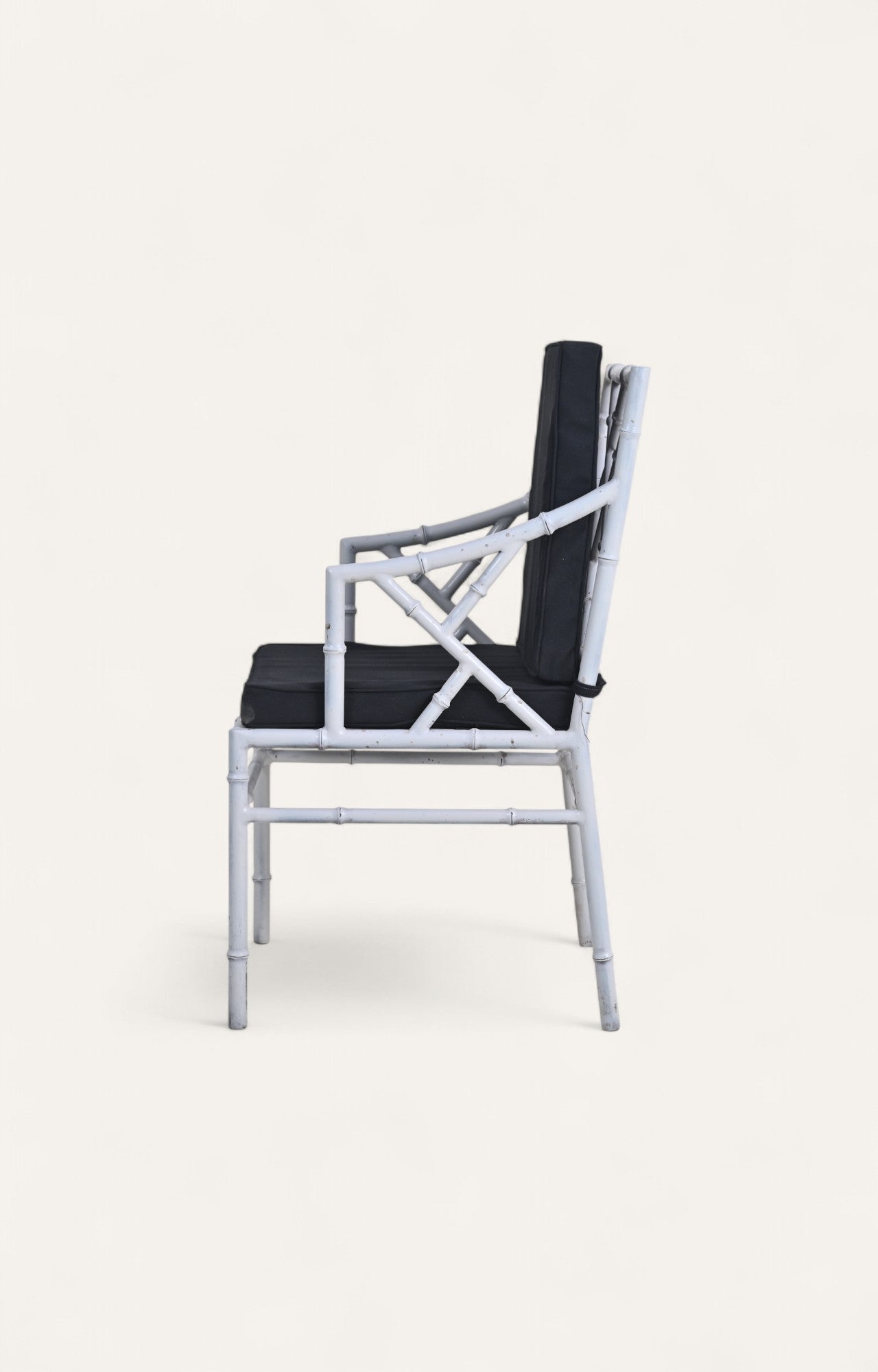 Bamboo Metal Arm Chair