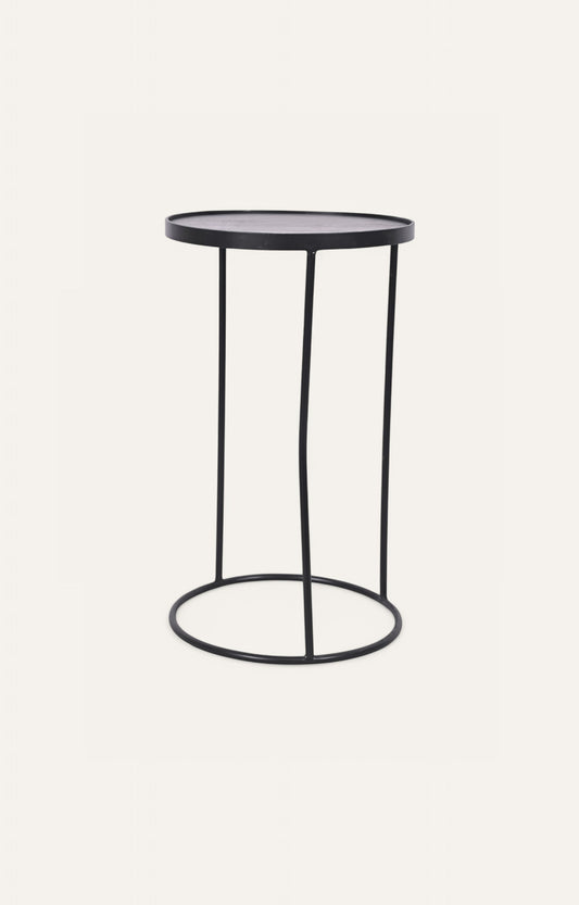 Sculptural Metal Side Tables