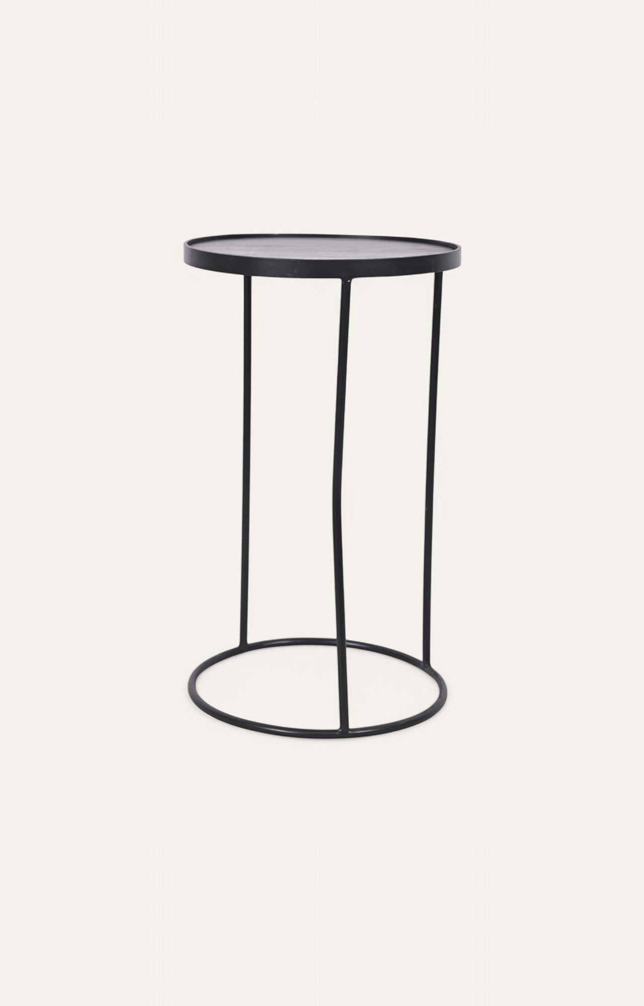 Sculptural Metal Side Tables