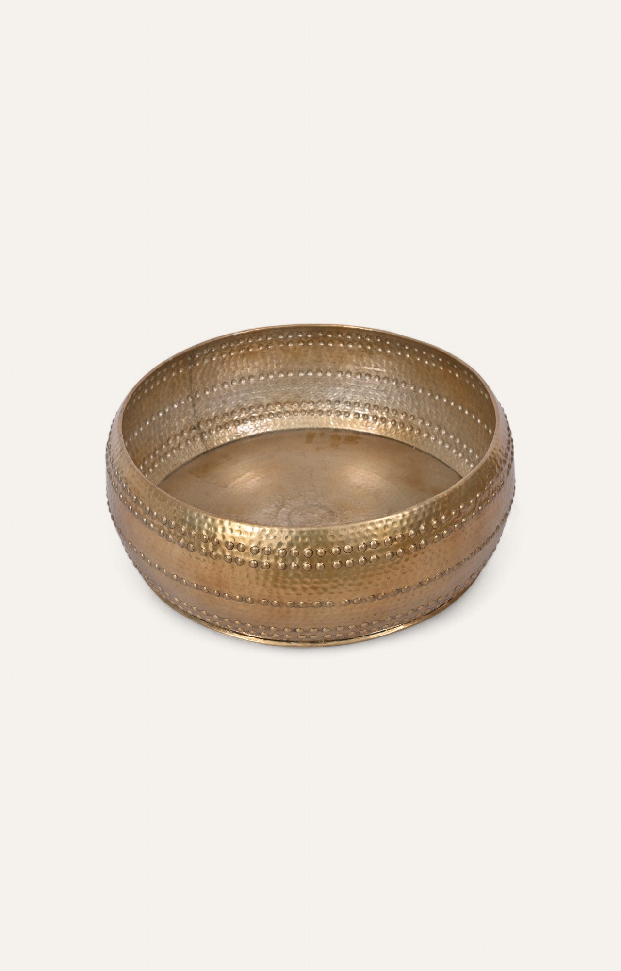 Beaten Metal Round Table