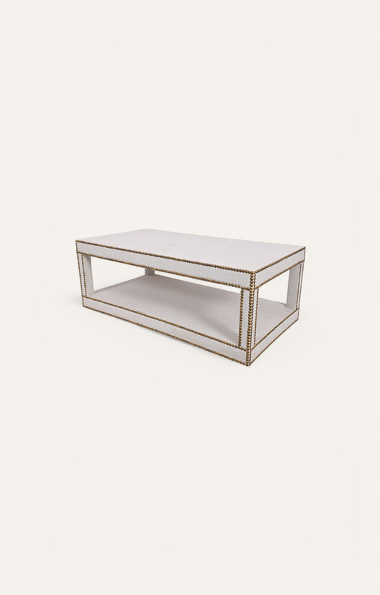 Linen Upholstred Coffee Table