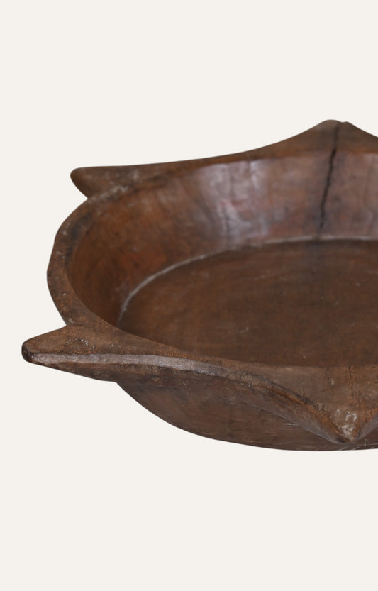 Vintage-Style Wooden Tray