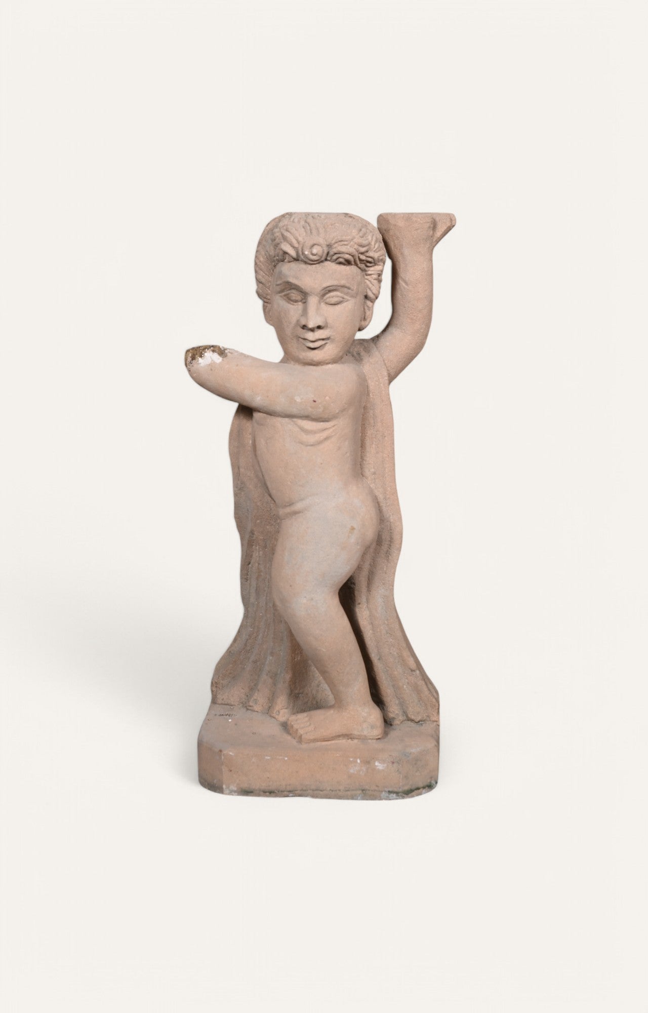 Standing Angel Antique Sandstone Sculpture