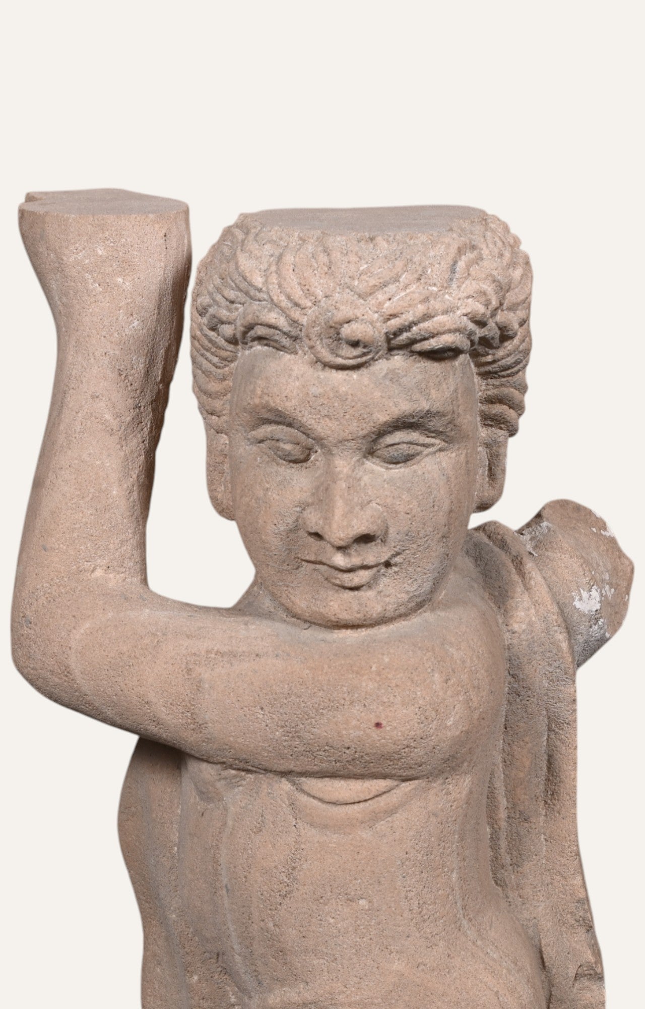 Baby Hercules Sandstone Sculpture