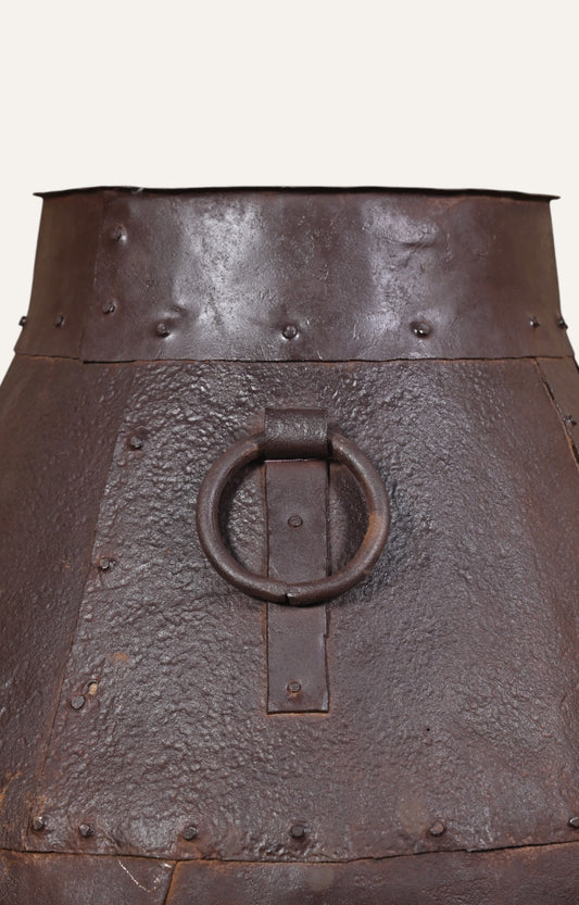 Vintage Riveted Metal pot