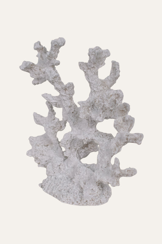 Decorative White Resin Branch Coral Sculpture Décor