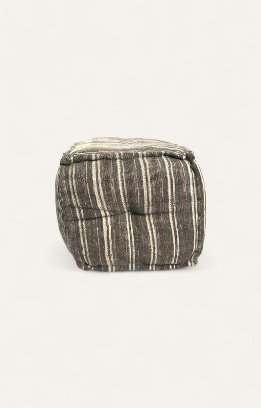 Block Printed  pouf