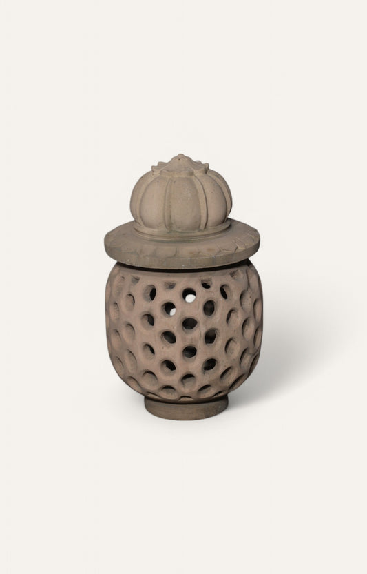 Lotus Sandstone Lantern