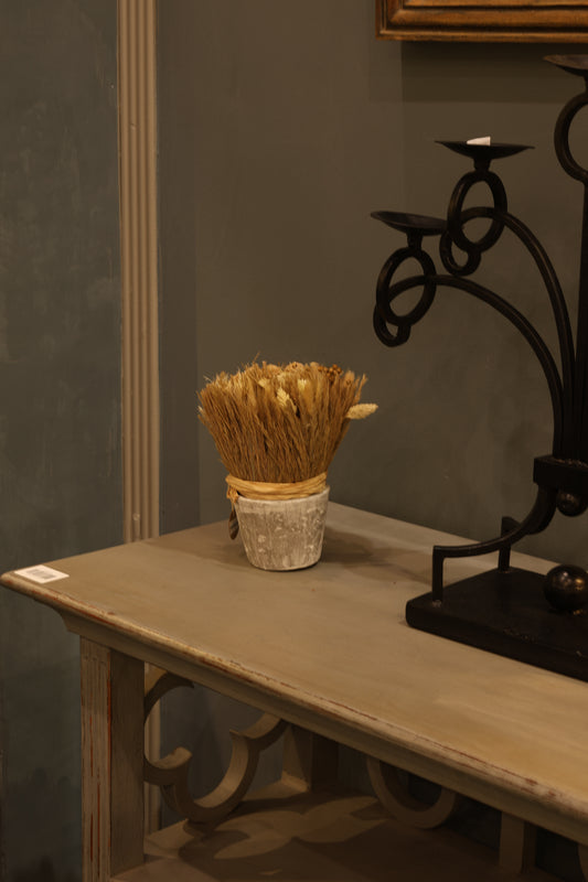 Fusi Dried Flower Cement Pot