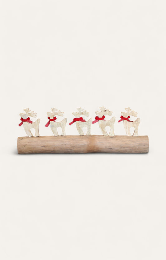 Wooden Reindeer Table Décor