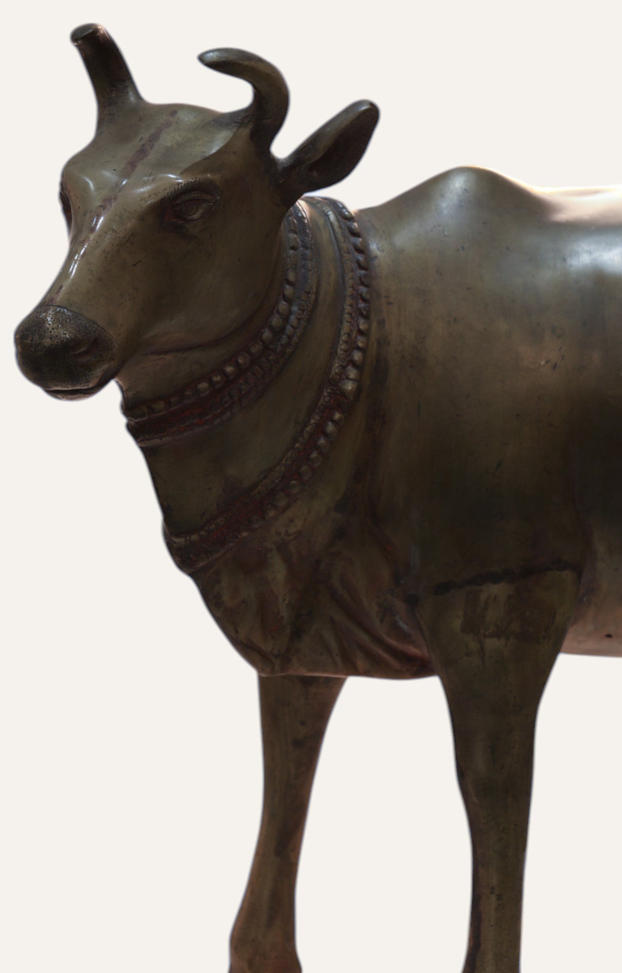 Dhokra Traditional Brass Cow Sculpture Home Décor