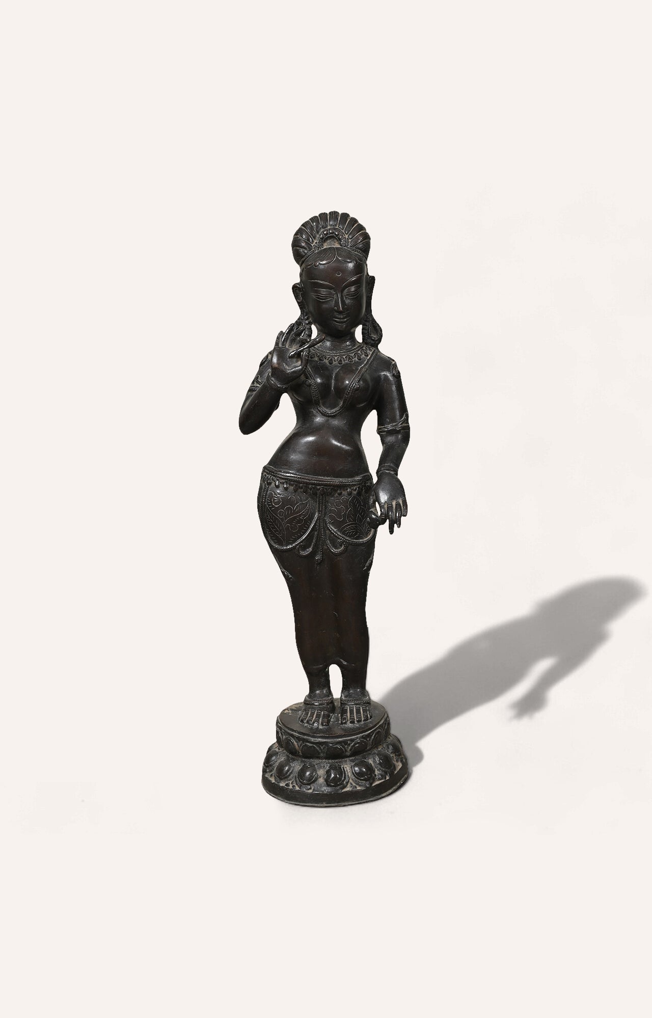 Brass Lady Figurine