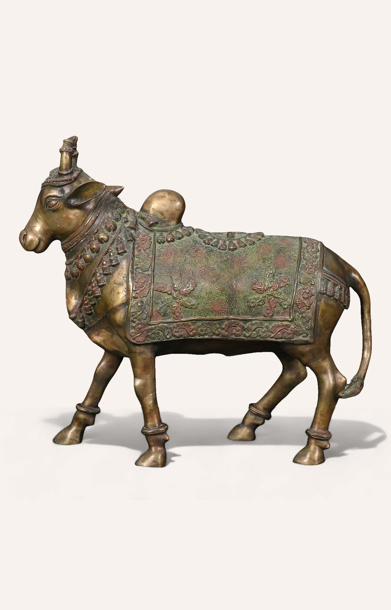Kamdhenu Cow Brass Sculpture
