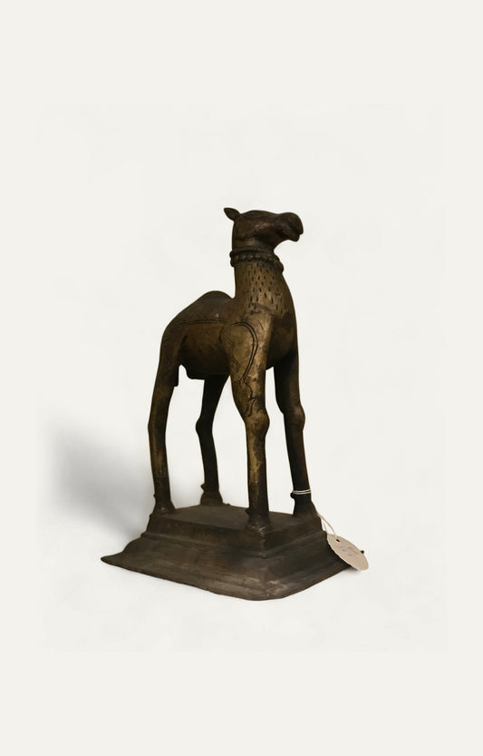 Camel Vahana Brass Sculpture