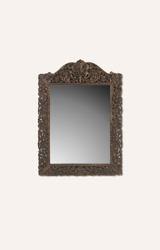 Hand Carved Mirror
