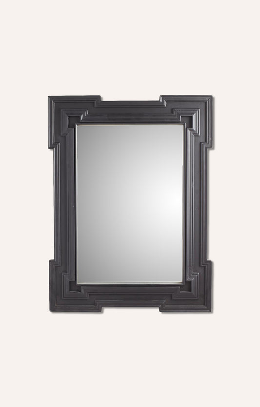 19th Century Flemish Ripple Moulded Mirror