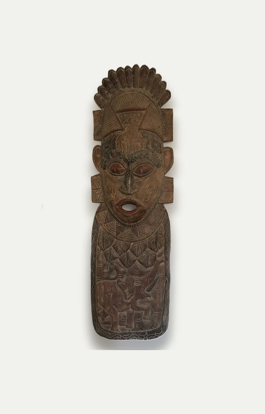 Wooden Hand Carved Tribal Mask