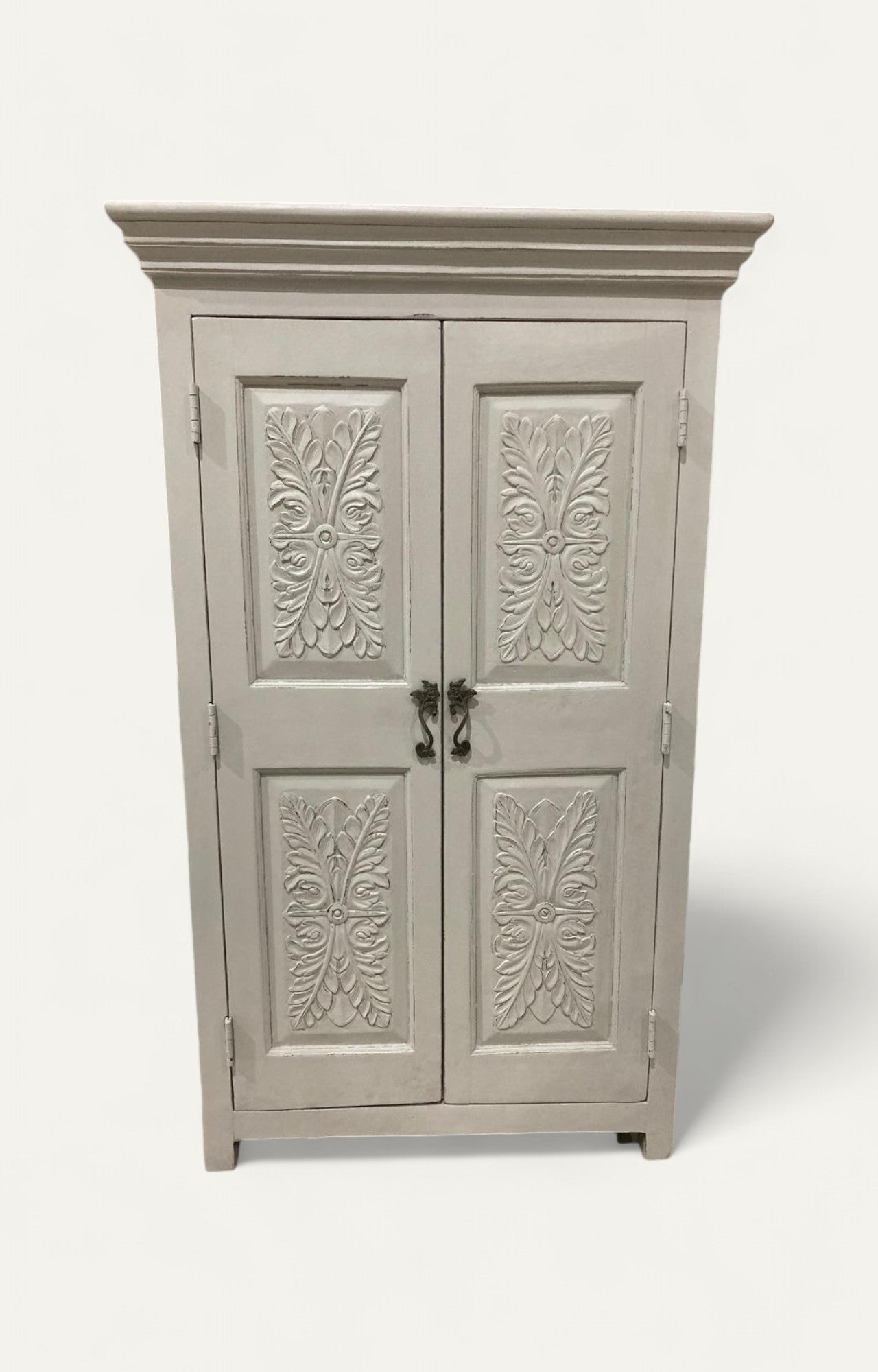 Indian Vintage Carved Wardrobe