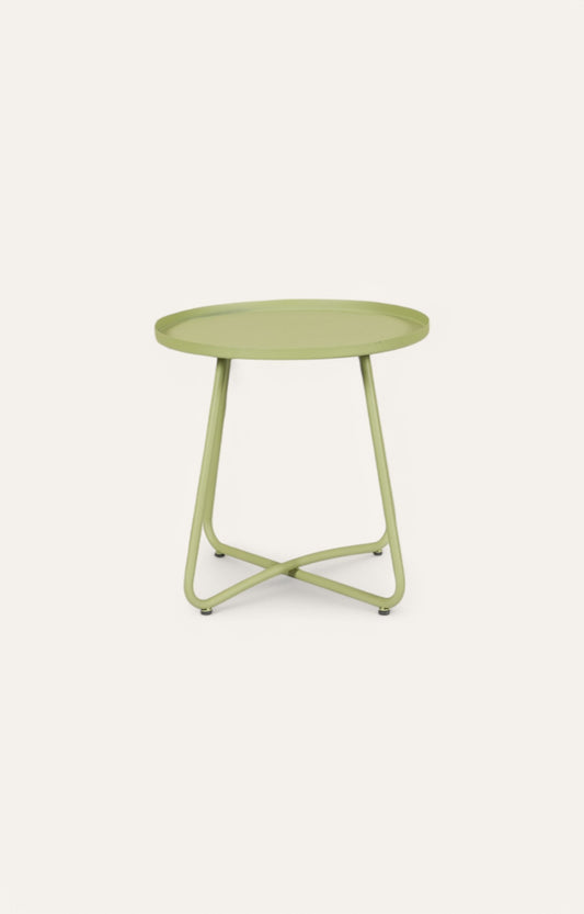 Wooden Green Round Table