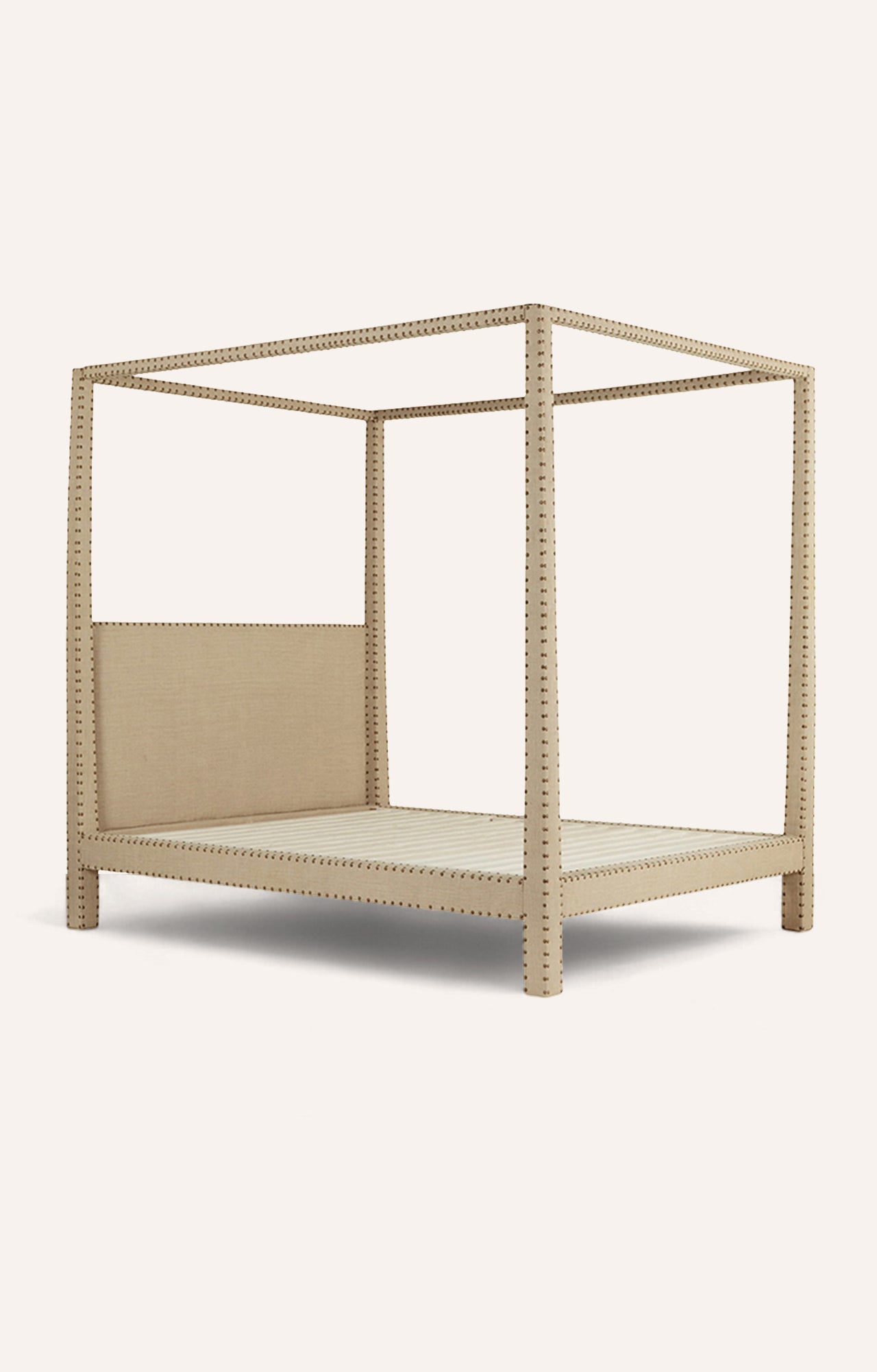 Regal Upholstered Poster Bed Without Storage