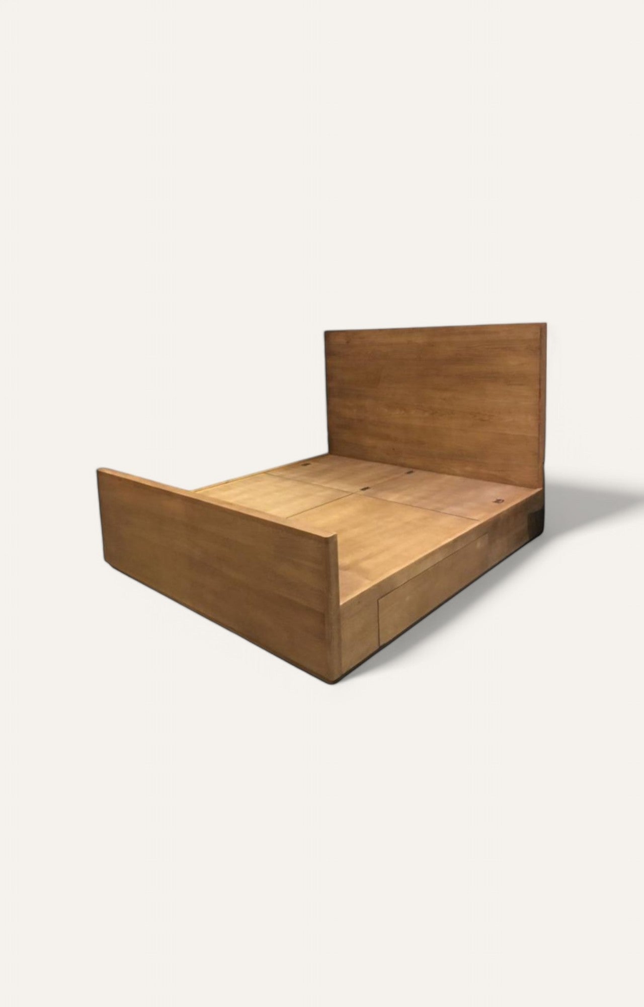Zen Wood Bed With Storage