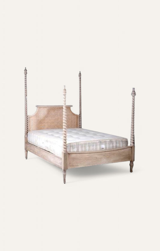 Tuscany Poster Cane Bed Without Storage