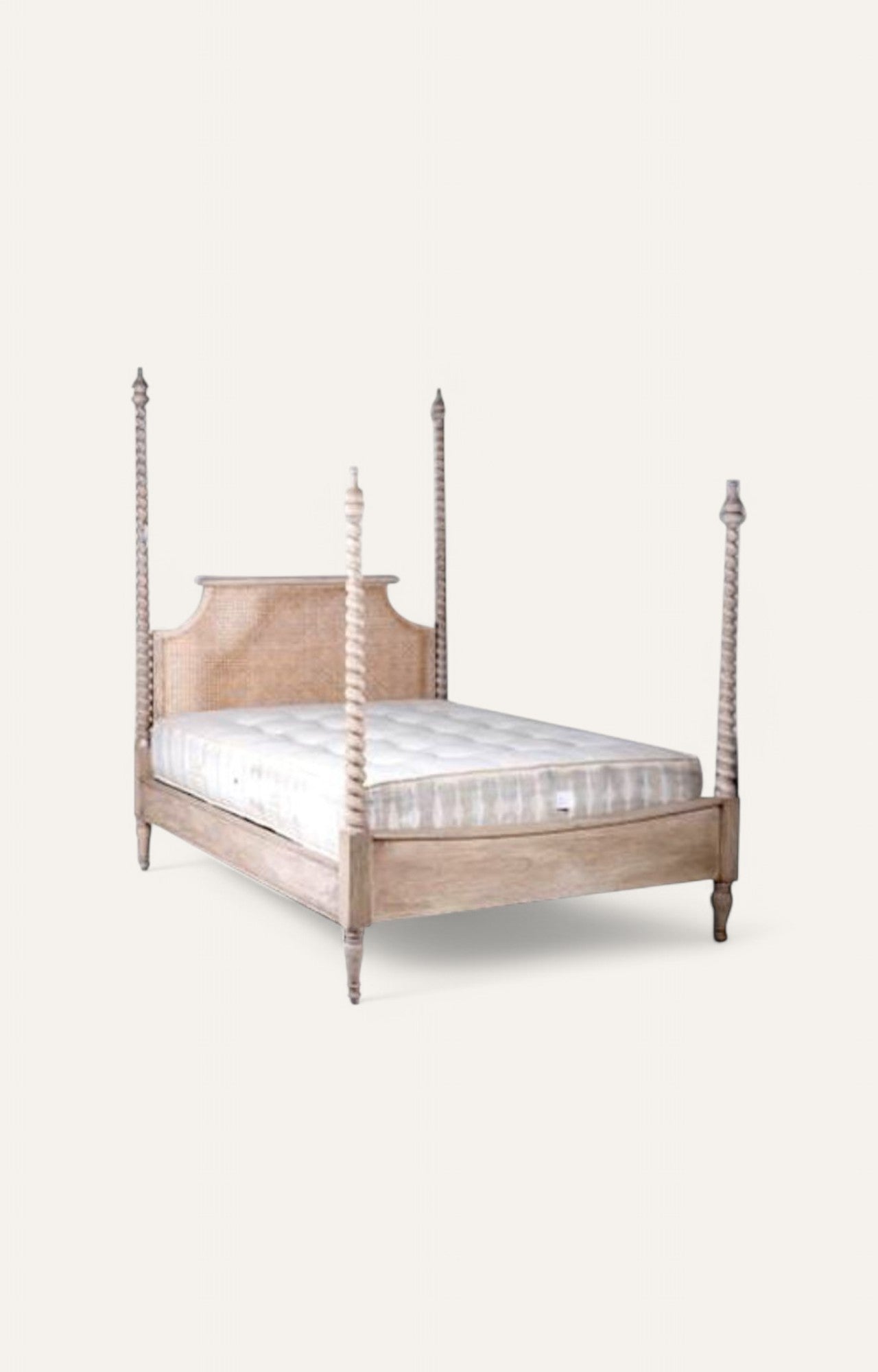 Tuscany Poster Cane Bed Without Storage